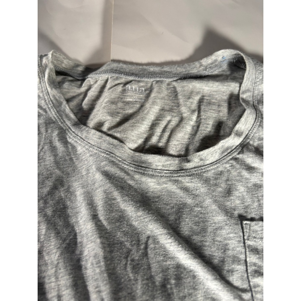 A.N.A A New Approach Gray Pocket T Shirt Womens XL Casual Lightweight Tee - Picture 4 of 4